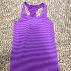 Purple Under Armour athletic Tank Top XS
